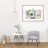 Amsterdam Wall Art | Amsterdam Print | Nursery Wall Art | Cityscape Wall Art