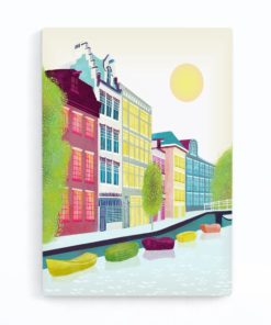 Amsterdam Print | Amsterdam Wall Art | Amsterdam Canal Print | Bloemgracht Print | Amsterdam Canal Art | Amsterdam Cityscape Print