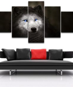 Wolf Wall Art, Wolf Wall Decor, Wolf Canvas Art, Wolf Canvas Print, Wolf Painting, Animal Canvas Art, Animal Wall Art, Animal Wall Decor