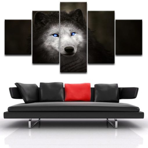Wolf Wall Art, Wolf Wall Decor, Wolf Canvas Art, Wolf Canvas Print, Wolf Painting, Animal Canvas Art, Animal Wall Art, Animal Wall Decor