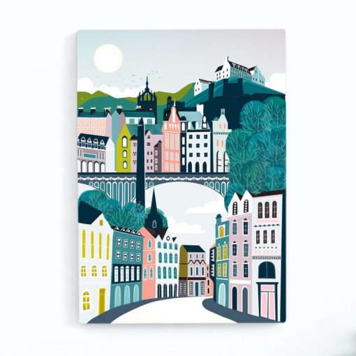Edinburgh Print | Travel Gallery Wall | Edinburgh Canvas