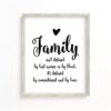 Family Home Decor Wall Art Step Family Friends Home Quote Wall Art Living Room Prints Family Room Decor