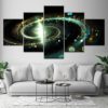 Universe Wall Art,  Galaxy Canvas Art, Solar System Wall Decor, Milky Way Canvas Set, Split Canvas, Multi Panel, Large Framed Poster