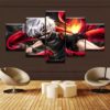 Tokyo Ghoul Ken Kaneki Rize Kamishiro Touka Kirishima Arima 5 Piece Manga Anime Canvas Home Decor Wall Art Poster Print Panel Wall Hanging