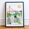 San Francisco Art | California Wall Art | Golden Gate Bridge | Travel Gallery Wall