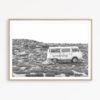Wanderlust Poster Camper Print Camper Van Poster Boho Decor Travel Poster Camper Van Decor Travel Wall Art Print Adventure Print Boho Print