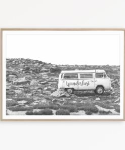 Wanderlust Poster Camper Print Camper Van Poster Boho Decor Travel Poster Camper Van Decor Travel Wall Art Print Adventure Print Boho Print