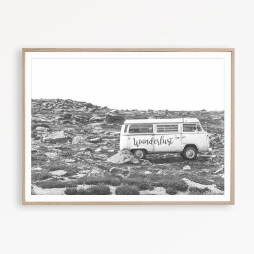 Wanderlust Poster Camper Print Camper Van Poster Boho Decor Travel Poster Camper Van Decor Travel Wall Art Print Adventure Print Boho Print