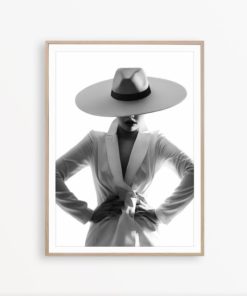 Fashion Wall Art Fashion Print Black and White Photo Salon Decor Wall Art Fashion Poster Fashion Wall Decor Model Poster Fashion Photography