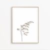 Dried Flowers Art Minimalist Wall Art Wildflower Print Flower Wall Art Botanical Print Minimalist Poster Wildflower Wall decor Farmhouse Art
