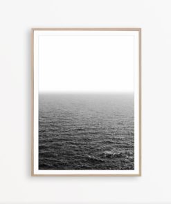 Black and White Ocean Print Modern Print Art Ocean Photo Coastal Wall Art Scandinavian Print Ocean Poster Modern Home Decor Ocean Wall Art