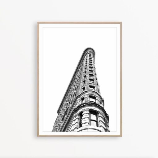 Flatiron Building Print Architectural Print Black and White Photos New York Print City Printable Poster NYC Wall Art New York City Print Art