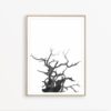 Black and White Modern Art Print Tree Art Minimalist Art Tree Wall Art Black and White Modern Print Scandinavian Art Print Minimalist Poster