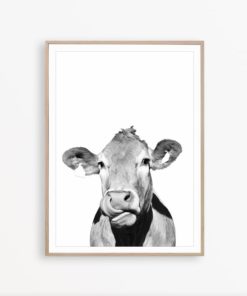 Cow Print Farmhouse Wall Decor Cow Wall Art Farm Decor Modern Farmhouse Print Farm Animal Print Cow Photography Farm Print Cow Poster