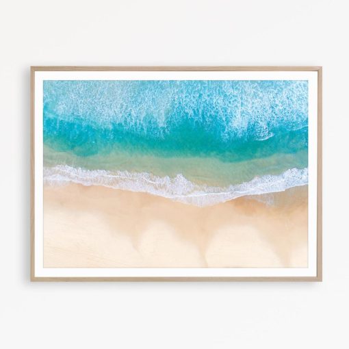Aerial Beach Print Beach Art Ocean Art Coastal Poster Beach Printable Coastal Photography Beach Wall Art Ocean Printable Beach Decor
