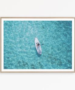 Surf Print Ocean Wall Art Surfer Print Surf Decor Surf Art Surfboard Wall Art Ocean Poster Aerial Ocean Art Surf Photography Surfboard Print