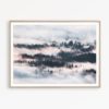 Scandinavian Print Foggy Forest Poster Modern Wall Decor Forest Print Living Room Art Scandinavian Poster Forest Art Living Room Wall Decor