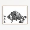 Black and White Mountain Print Nordic Decor Scandinavian Print Art Modern Home Decor Mountain Art Scandinavian Wall Art Mountain Poster