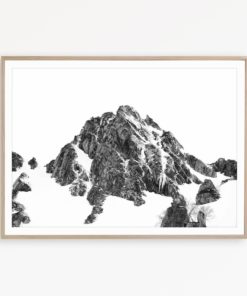 Black and White Mountain Print Nordic Decor Scandinavian Print Art Modern Home Decor Mountain Art Scandinavian Wall Art Mountain Poster