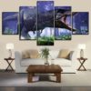 Dinosaur Wall Art, Reptile Canvas Art, Jurassic, Dinosaur Lover, Purple Decor, Kids Bedroom Decor, Print, Poster, Large, Framed, Canvas Set