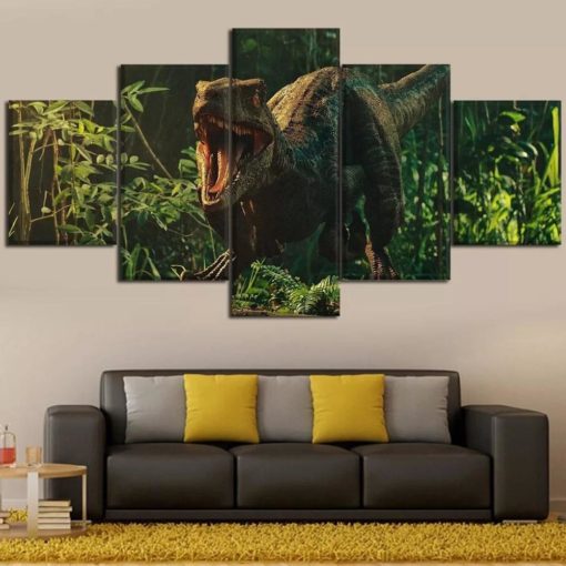 Dinosaur Wall Art, Reptile Canvas Art, Jurassic, Dinosaur Lover, Wall Decor, Kids Bedroom Decor, Print, Poster, Large, Framed, Canvas Set