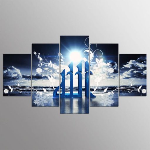5 Pieces Islamic Muslim Canvas