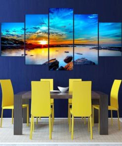 Sunrise Wall Art, Multi Canvas Print