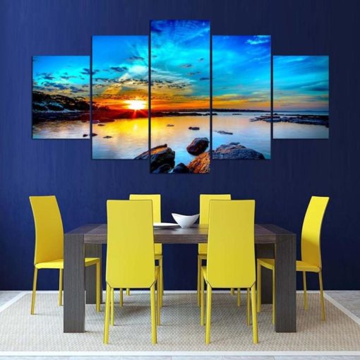 Sunrise Wall Art, Multi Canvas Print