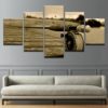 Fly Rod Fly Fishing Framed. 5 Piece Canvas. Five Panel. Canvas Art. Wall Art. Home Decor. For Her. For Him. Gift.