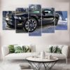 Ford Mustang, Custom Artwork, Canvas Wall Art, Large Wall Art, 5 Piece Art, Home Decor