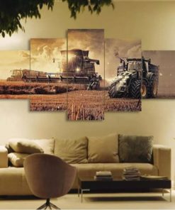 The Harvest Canvas Wall Art, Farm Landscape, Fields, Rustic Wall Decor,  Artwork for Home, Barn Decor, Home Wall Canvas,  Housewarming Gift