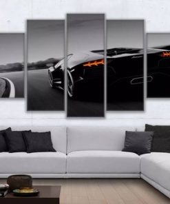 Sports Car Wall Art, Car Canvas Art, Wall Decor, Multi Panel, Canvas Print, Gift For Him, Race Car, Split Canvas, Car Lover Gift