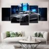 Volvo Rain Prisk , Custom Artwork, Canvas Wall Art, Large Wall Art, 5 Piece Art, Home Decor