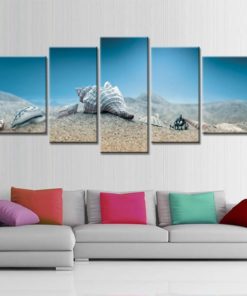 Beach Theme Wall Decor, Canvas Set, Blue Ocean Print, Canvas Set, Coastal Decor, Nautical Decor, for Living Room, Bedroom Decor