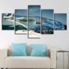Sea Canvas Art, Sea Wall Art, Sea Wall Decor, Sea in the Bottle Wall Art, Island Wall decor, Island Wall Art, Island Canvas Art, Framed