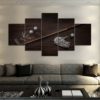 Antique Golf Club and Equipment Framed. 5 Piece Canvas. Five Panel. Canvas Art. Wall Art. Home Decor. For Her. For Him. Gift.