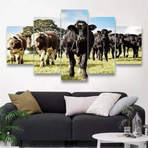 Cow Canvas Wall Art, Farm, Animals, Rustic, Barn House Canvas Set,  Wall Decor,  Home Decor,  Housewarming Gift