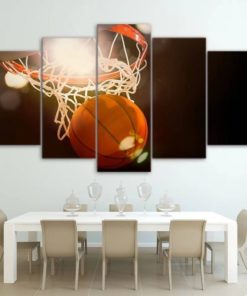 Basketball Wall Decoration, Canvas Wall Art, Basket Lover Gift