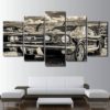 Classic Mustang Wall Art, Mustang Canvas Art, 1970 Classic Car Wall Decor, Mustang Lover, Gift For Him, Split Canvas, Multi Panel, Poster