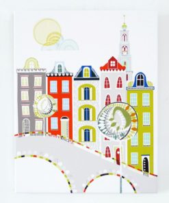 Amsterdam art print | Amsterdam canvas art | Amsterdam wall art | Nursery wall art