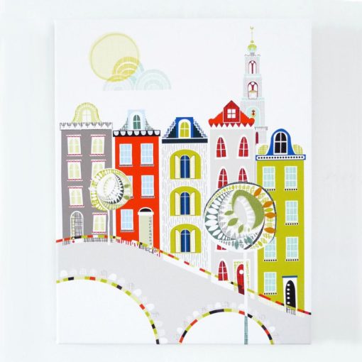 Amsterdam art print | Amsterdam canvas art | Amsterdam wall art | Nursery wall art