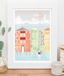 Venice Print | Italy Wall Art | Venice Gondola | Cityscape Wall Art