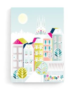 Barcelona Print | Cityscape Wall Art | Spanish Wall Art | Canvas Wall Art