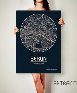 BERLIN Germany CANVAS Map Berlin Germany Poster City Map Berlin Germany Art Print Berlin Germany poster Berlin Germany map art Berlin map