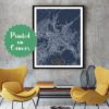 LA PAZ Bolivia CANVAS Large Art City Map La Paz Bolivia Art Print poster map art Modern art Large Map jt Hapava