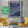 SANTO DOMINGO Dominican Republic CANVAS Large Art City Map Santo Domingo Dominican Republic Art Print poster map art jt JackTravelMap