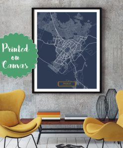 TRUJILLO Peru CANVAS Large Art City Map Trujillo Peru Art Print poster map art jt JackTravelMap