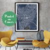 ADELAIDE Australia CANVAS Large Art City Map Adelaide Australia Art Print poster map art jt Wall Art Home Decor JackTravelMap
