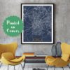 BRISTOL UK CANVAS Large Art City Map Bristol United Kingdom Art England Print poster map art jt Wall Art Home Decor Hapava