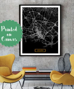 CARTAGENA Spain CANVAS Large Art City Map Cartagena Spain Art Print poster map art jt Wall Art Home Decor Hapava